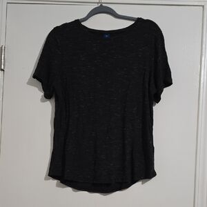 Old Navy Black Short Sleeve T-Shirt